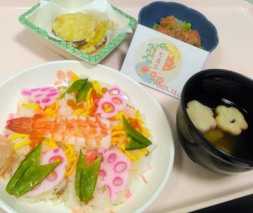 11月の行事食は「七五三」でした