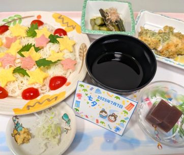 7月の行事食は「七夕」でした