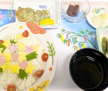 7月の行事食は「七夕」でした